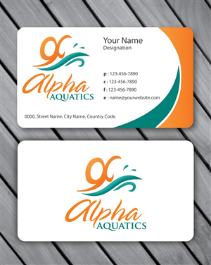 Stationery Design by Sbss for Alpha Aquatics | Design: #1086553