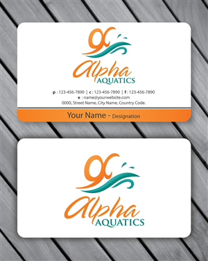 Stationery Design by Sbss for Alpha Aquatics | Design: #1086556