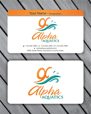 Stationery Design by Sbss for Alpha Aquatics | Design: #1086559