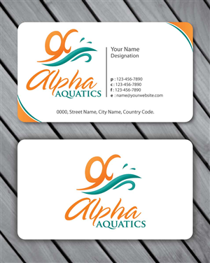 Stationery Design by Sbss for Alpha Aquatics | Design: #1086564