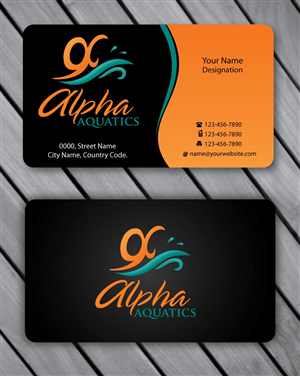 Stationery Design by Sbss for Alpha Aquatics | Design: #1086571