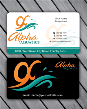 Stationery Design by Sbss for Alpha Aquatics | Design: #1086573