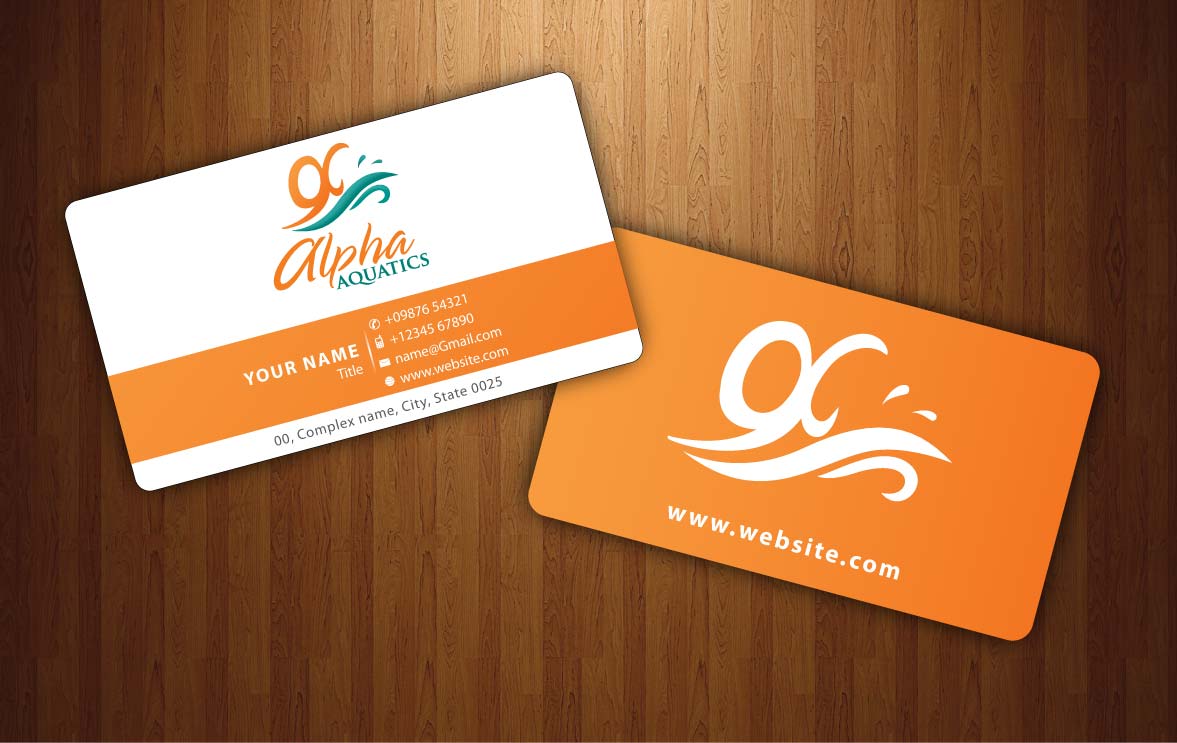 Stationery Design by Sbss for Alpha Aquatics | Design #1086596