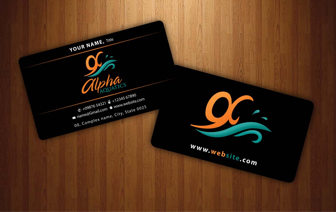 Stationery Design by Sbss for Alpha Aquatics | Design #1086609