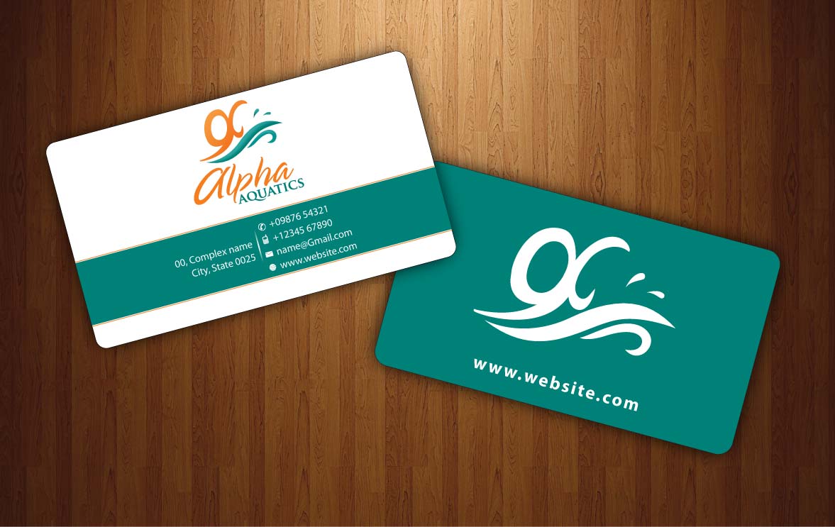 Stationery Design by Sbss for Alpha Aquatics | Design #1086611