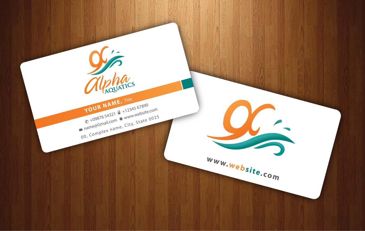 Stationery Design by Sbss for Alpha Aquatics | Design #1086615