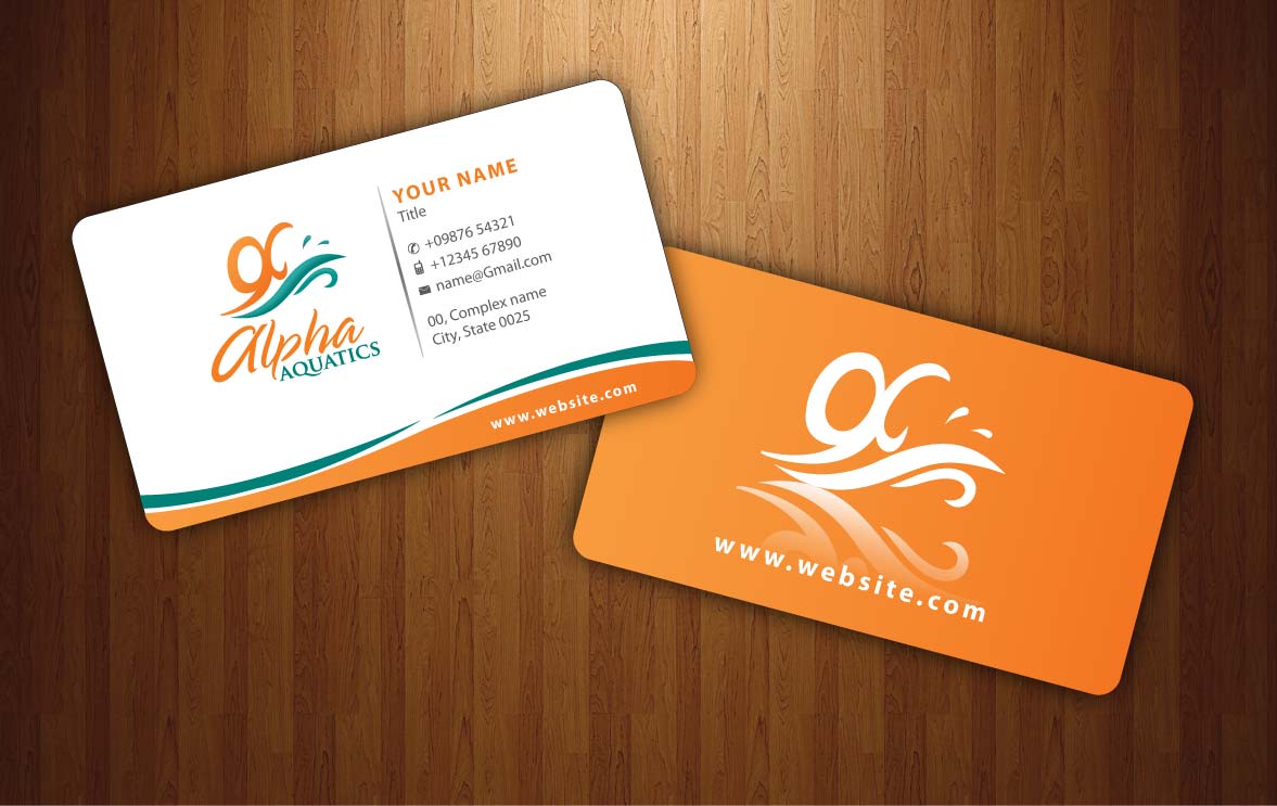 Stationery Design by Sbss for Alpha Aquatics | Design #1086621