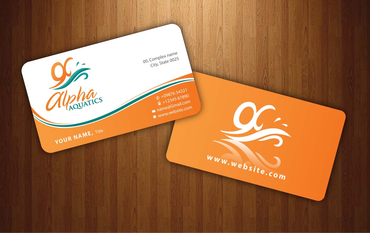 Stationery Design by Sbss for Alpha Aquatics | Design #1086624