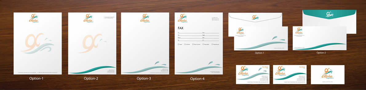 Design de Papeterie par Sbss pour Alpha Aquatics | Design #1086812