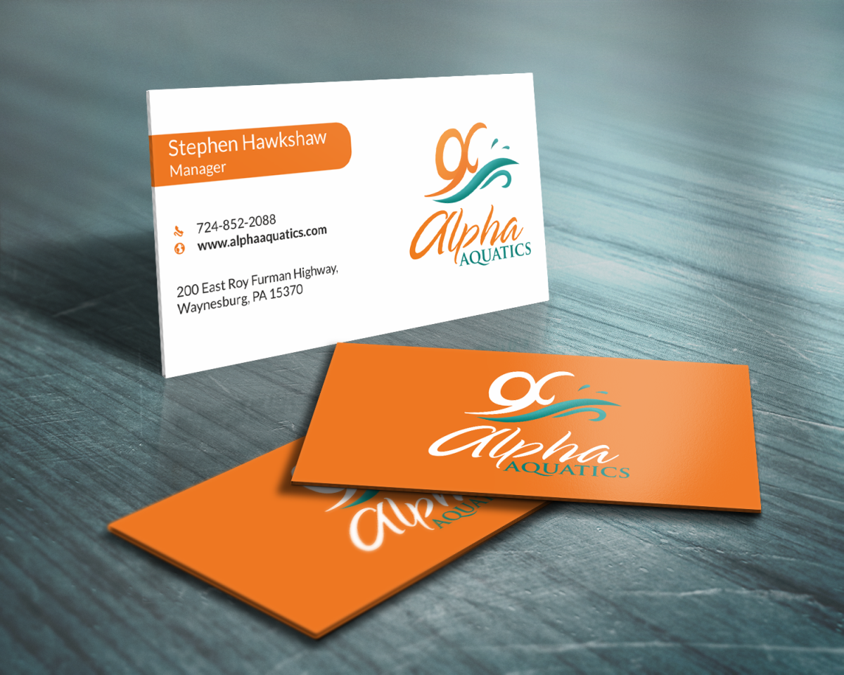 Stationery Design by HYPdesign for Alpha Aquatics | Design #1087336