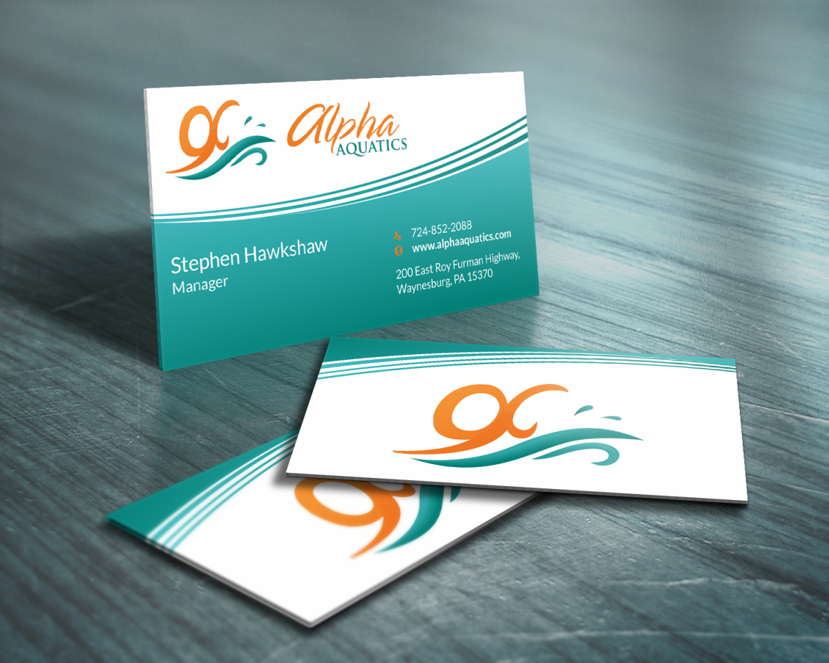 Diseño de Papelería por HYPdesign para Alpha Aquatics | Diseño #1087374