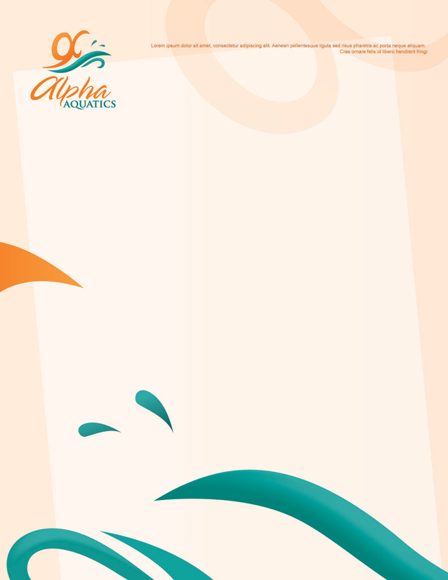 Stationery Design by 3dservicesindia for Alpha Aquatics | Design #1091548