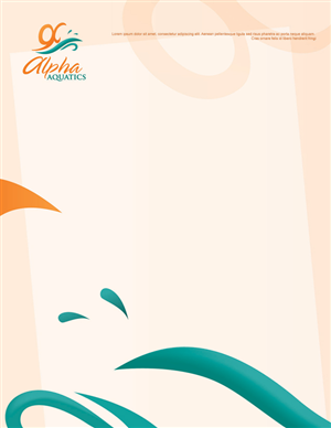 Stationery Design by 3dservicesindia for Alpha Aquatics | Design: #1091548