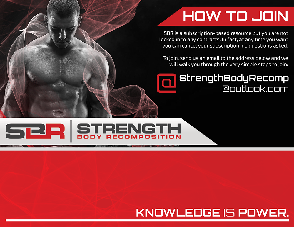 Brochure Design by HYN Design for Strength and Body Recomposition | Design #4057317