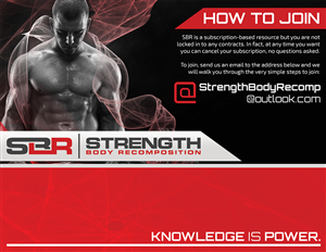 Brochure Design by HYN Design for Strength and Body Recomposition | Design: #4057317