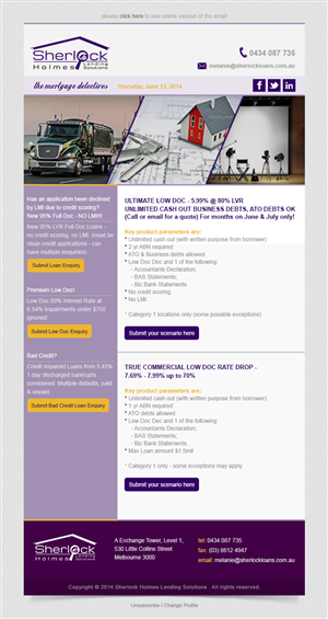 Newsletter-Design von krisztina für dieses Projekt | Design #4048709