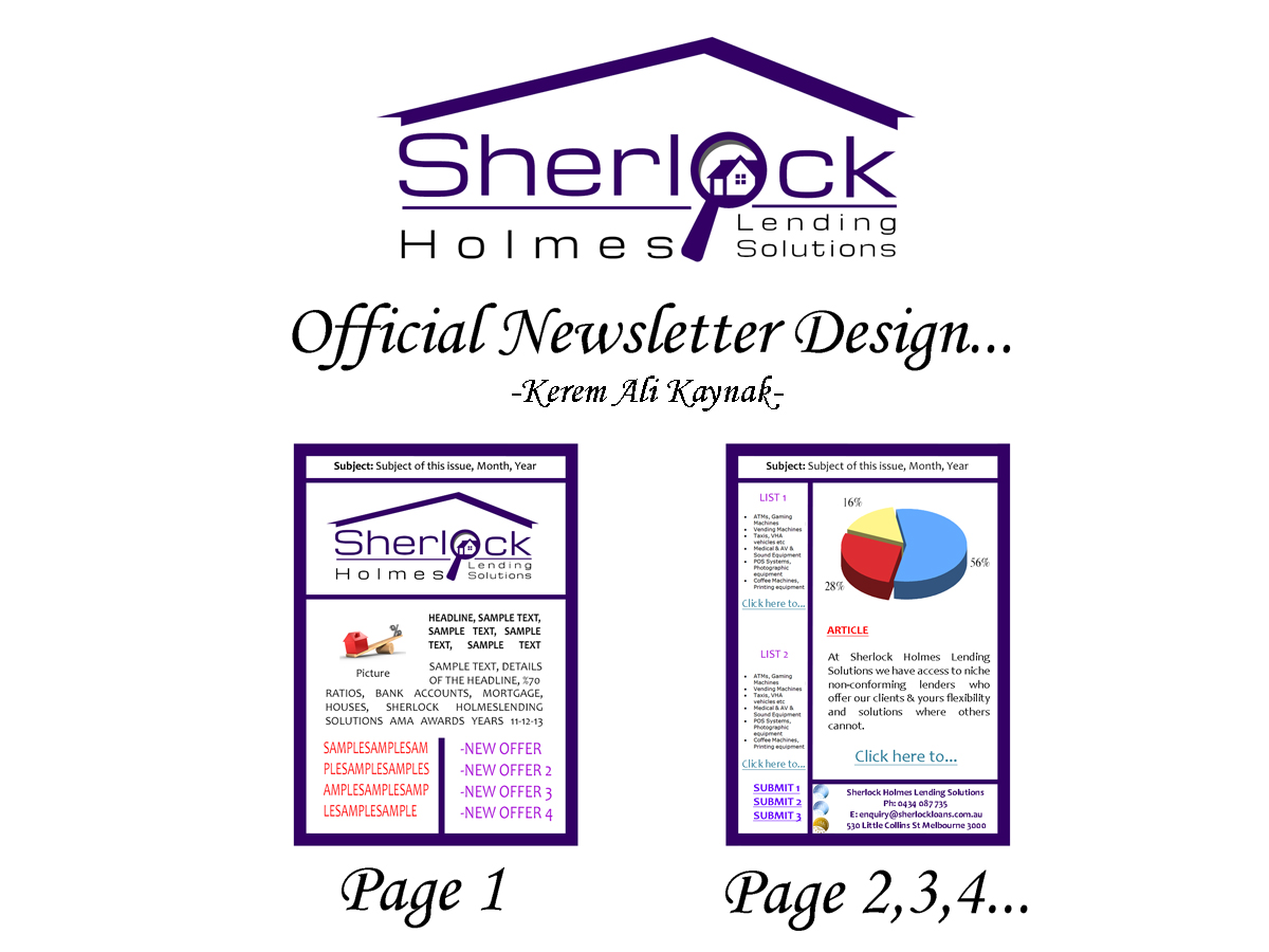 Newsletter-Design von keremali1907 für dieses Projekt | Design #4054655