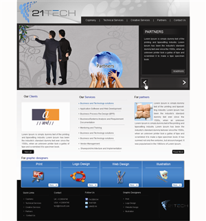 Web-Design von Mayank Patel für dieses Projekt | Design: #147715