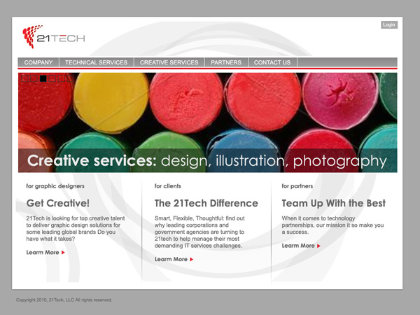 Web Design by Lawrence Clifford for this project | Design #146195