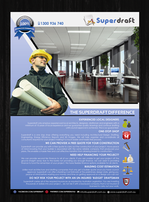 Superdraft needs an updated and catchy flyer/brochure | Flyer-Design von Sbss