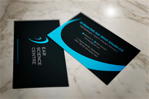 Ear Science Centre - is state of the art audiology clinic and needs a business card design | Business Card Design by MT