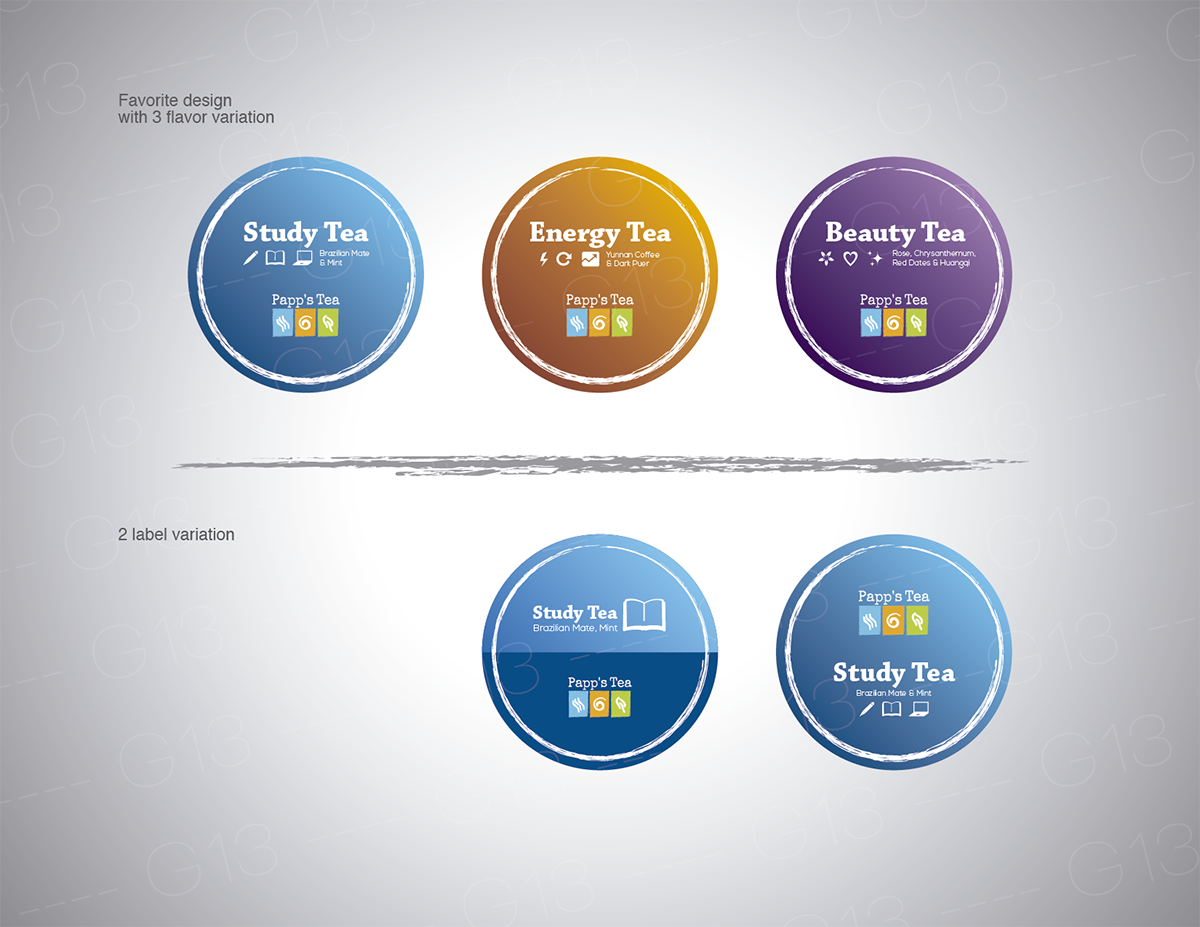 Packaging Design by G13 for PappsTea Limited | Design #4567254