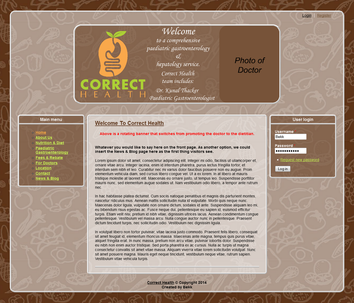 Web Design by Bekk for this project | Design #4763046