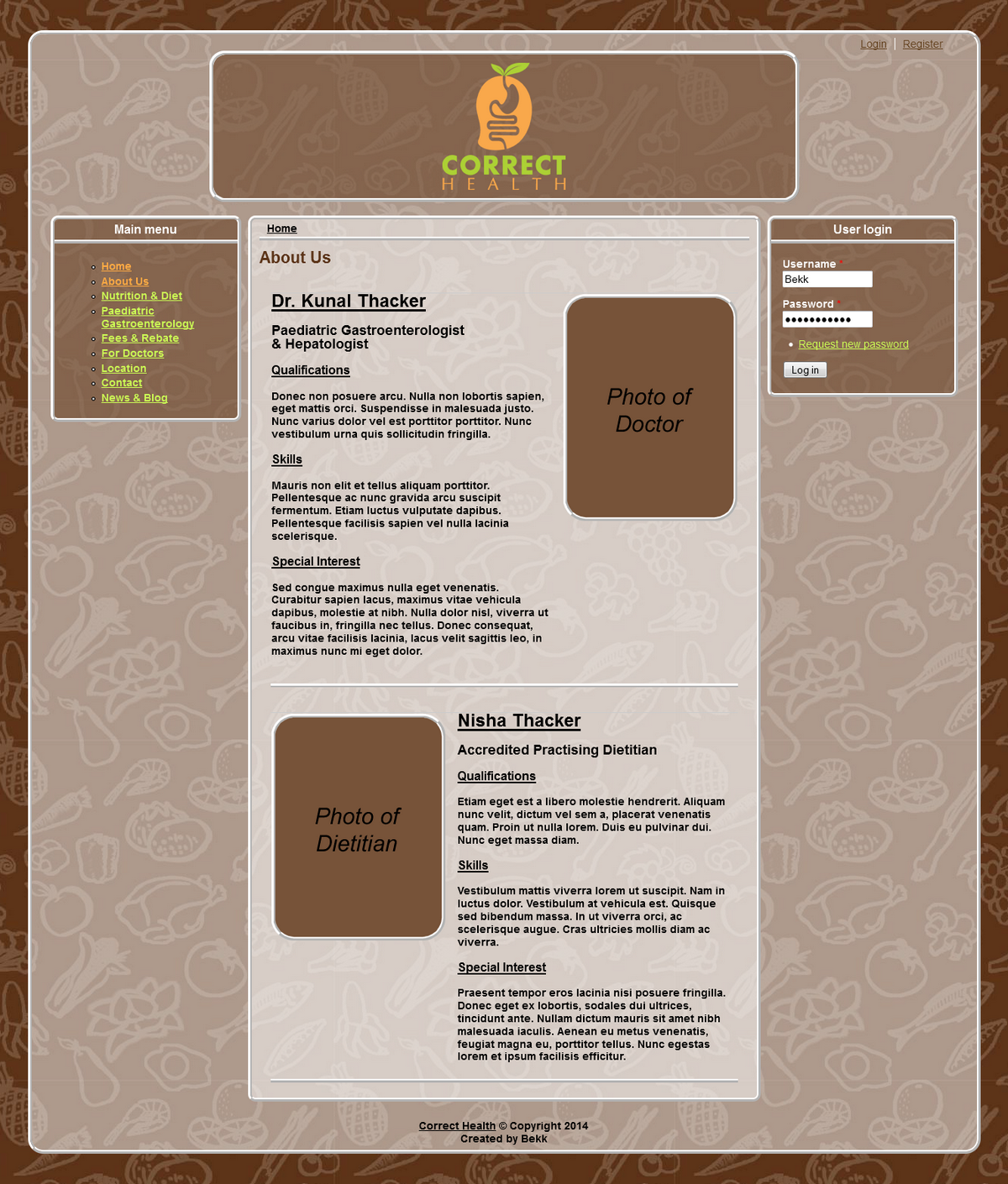Web Design by Bekk for this project | Design #4763059