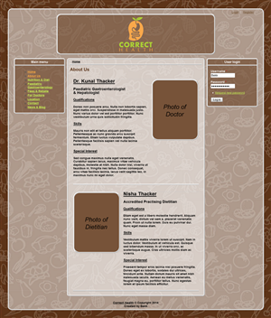 Web Design by Bekk for this project | Design: #4763059