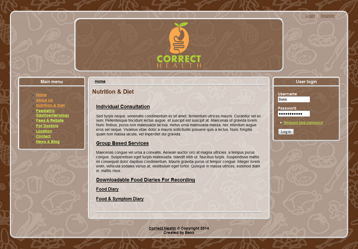 Diseño Web por Bekk para este proyecto | Diseño #4763061