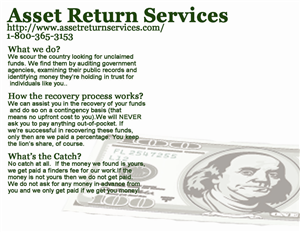 Design de Carte Postale par sfitzsim pour Asset Return Services | Design #4013849
