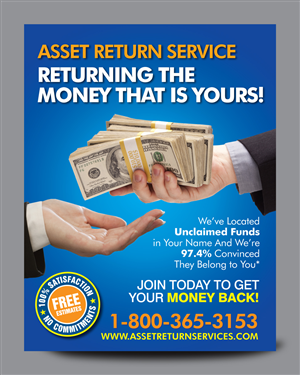 Diseño de Postal por rkailas para Asset Return Services | Diseño: #4018217