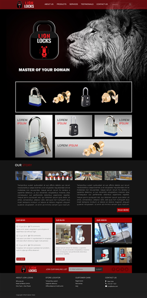 Web Design par Da Miracle pour pp materials L.L.C | Design #4065792