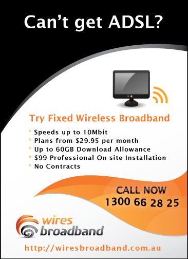 Newspaper Ad Design by bluberri for World Without Wires Pty Ltd | Design #141063