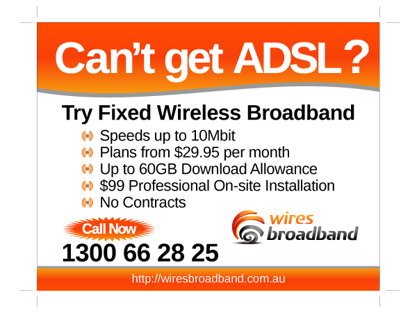 Newspaper Ad Design by liaarts for World Without Wires Pty Ltd | Design #142336