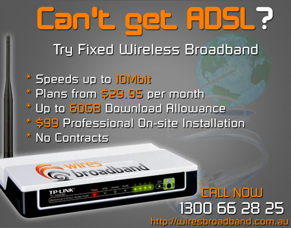 Newspaper Ad Design by James Sylvester for World Without Wires Pty Ltd | Design #140301