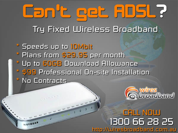 Diseño de Anuncio de Prensa por James Sylvester para World Without Wires Pty Ltd | Diseño #142803