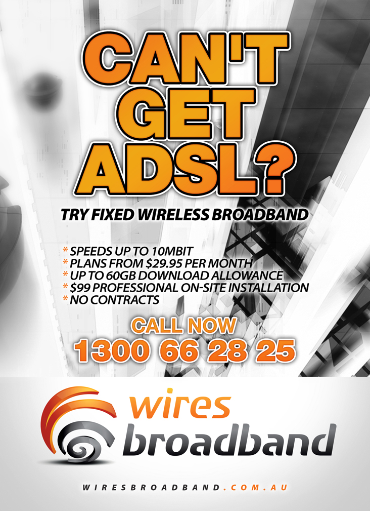 Newspaper Ad Design by disign for World Without Wires Pty Ltd | Design #143801