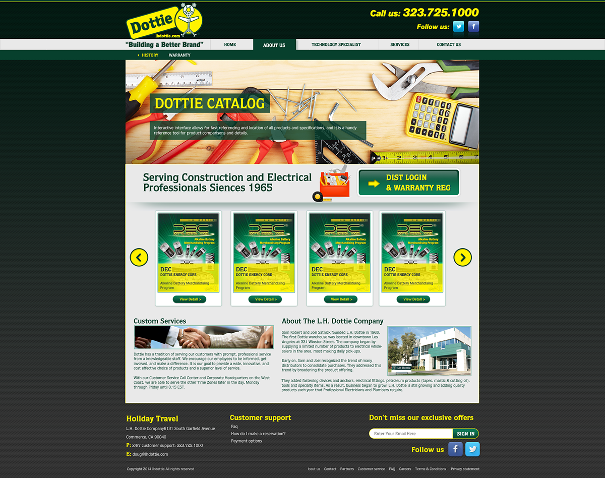 Diseño Web por designbox para L.H. Dottie Co | Diseño #4087534