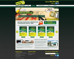 Web Design by designbox for L.H. Dottie Co | Design #4087534