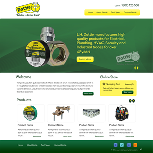 Diseño Web por pb para L.H. Dottie Co | Diseño: #4006809