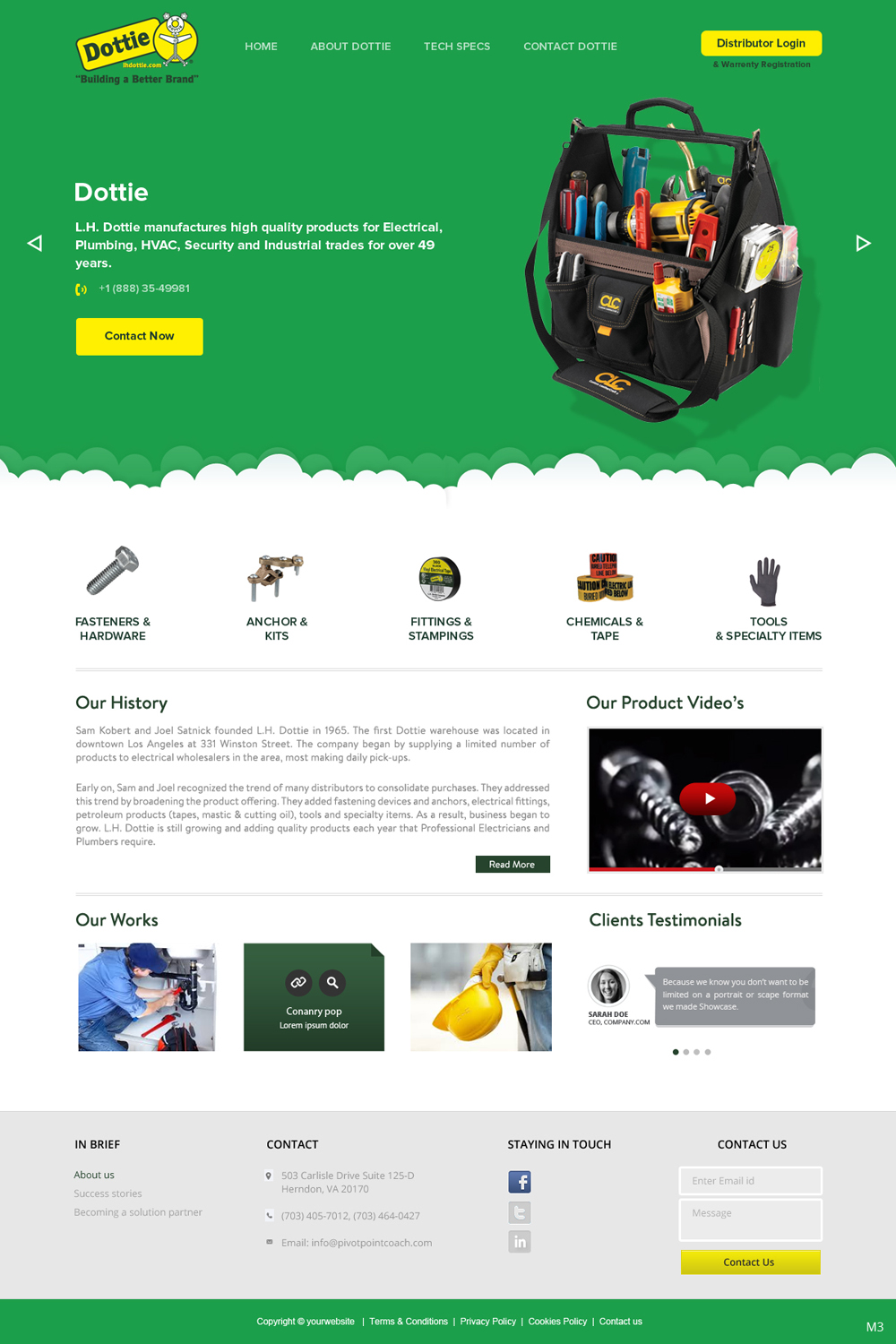 Diseño Web por pb para L.H. Dottie Co | Diseño #4006834