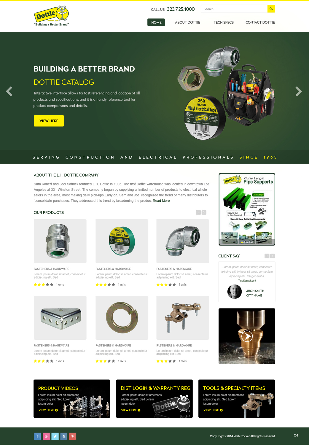 Web-Design von pb für L.H. Dottie Co | Design #4006842