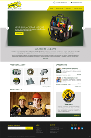 Diseño Web por pb para L.H. Dottie Co | Diseño: #4006911