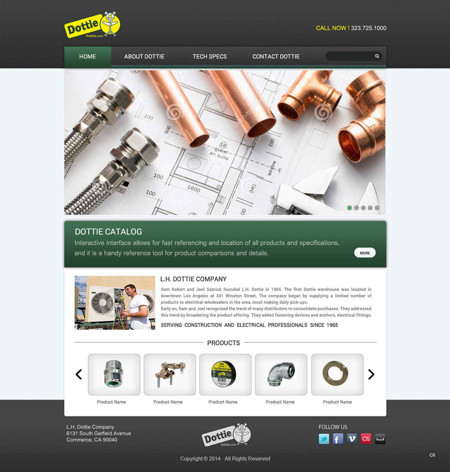 Diseño Web por pb para L.H. Dottie Co | Diseño #4006979