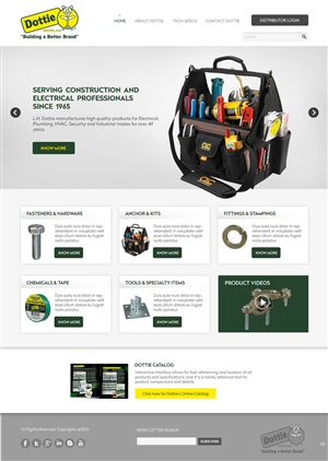 Web Design by pb for L.H. Dottie Co | Design #4014072