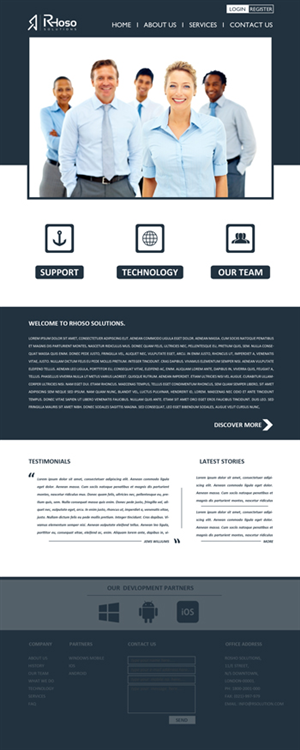 Web Design by NirmalCreation for this project | Design: #4564584