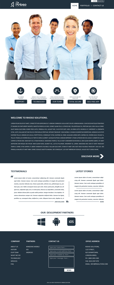 Diseño Web por NirmalCreation para este proyecto | Diseño #4576424