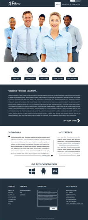 Web Design by NirmalCreation for this project | Design: #4576424