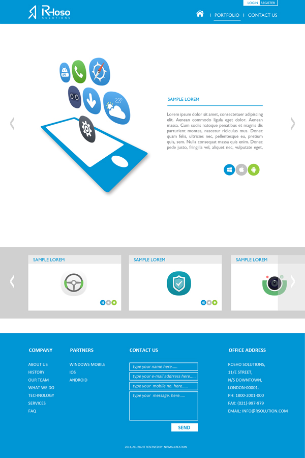 Web Design by NirmalCreation for this project | Design #4586509